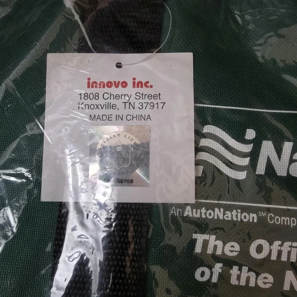 Vintage NFL National Car Rental Promotional Duffle Bag Green NOS New Sealed